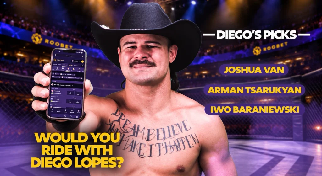 Diego Lopes Roobet Brand Ambassador